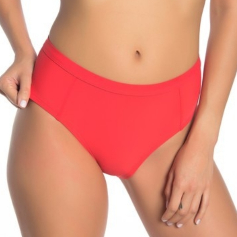 VYB Coral High Waisted Bikini Bottoms